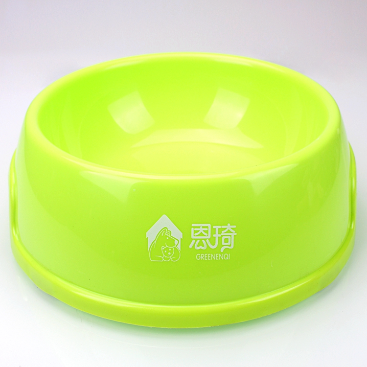 Round Shape Plastic Dog Feeding Bowl